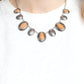 Textured Trailblazer - Orange Necklace