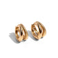 Textured Tremolo - Gold Earring
