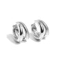 Textured Tremolo - Silver Earring