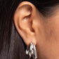 Textured Tremolo - Silver Earring
