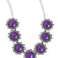 The GLITTER Takes It All - Purple Necklace