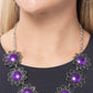 The GLITTER Takes It All - Purple Necklace