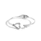 The Key to Romance - White Bracelet