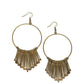 The Little Dipper - Brass Earring
