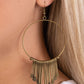 The Little Dipper - Brass Earring