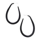 The Right Angle - Black Earring