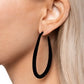 The Right Angle - Black Earring