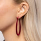 The Right Angle - Red Earring