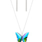 The Social Butterfly Effect - Blue Necklace