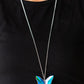 The Social Butterfly Effect - Blue Necklace
