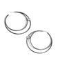 Theater HOOP - Black Earring