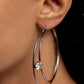 Theater HOOP - Black Earring