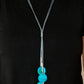 Tidal Tassels - Blue Necklace