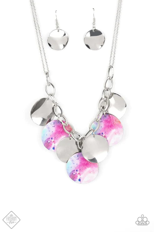 Tie Dye Drama - Multi Necklace