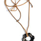 Tied Triumph - Black Necklace