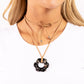 Tied Triumph - Black Necklace