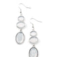 Tiers Of Tranquility - White Earring
