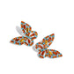 Tilted Takeoff - Orange Earring