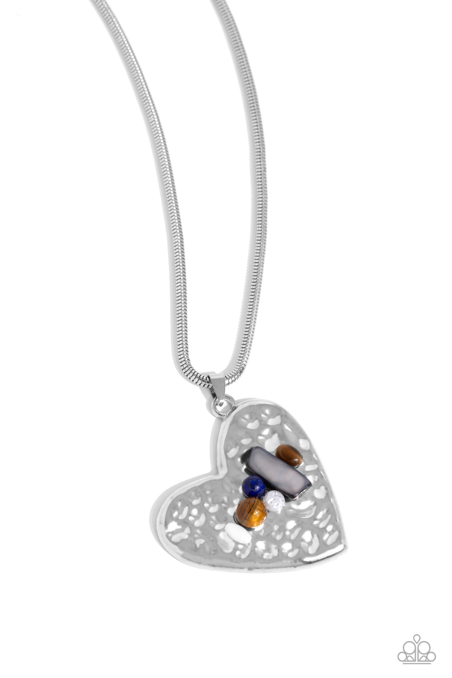 Tilted Trailblazer - Brown Necklace