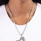 Tilted Trailblazer - Green Necklace