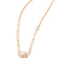 Tilted Tutor - Brown Necklace