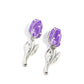 Timeless Tulip - Purple Earring