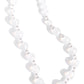 Timelessly Tantalizing - White Necklace