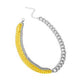 Tinted Tension - Yellow Necklace