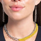 Tinted Tension - Yellow Necklace