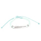 To Live To Learn To Love - Blue Bracelet