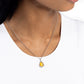 Top-Notch Trinket - Yellow Necklace