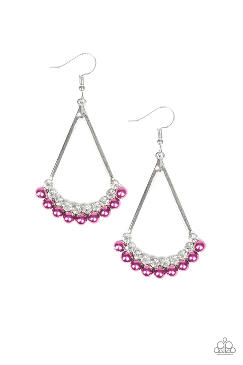 Top to Bottom - Purple Earring