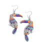 Toucan Tourist - Orange Earring