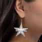 Touchdown Tribute - White Earring
