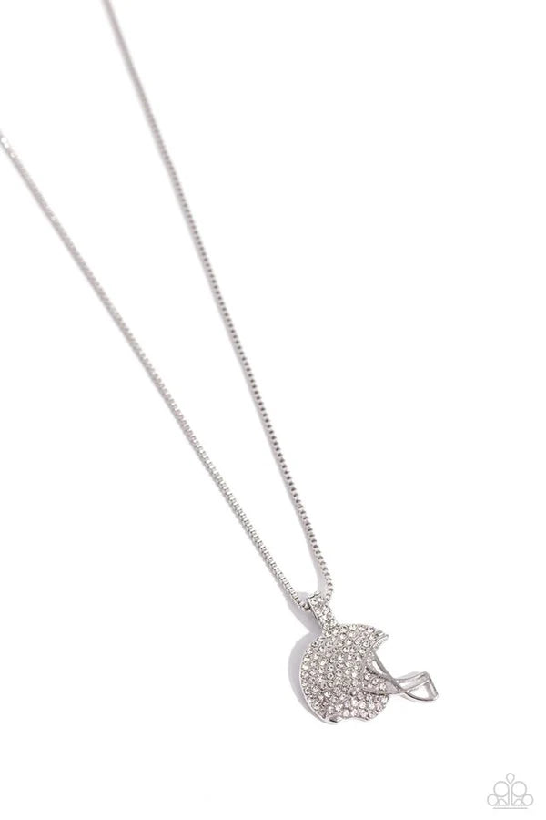 Touchdown Twinkle - White Necklace