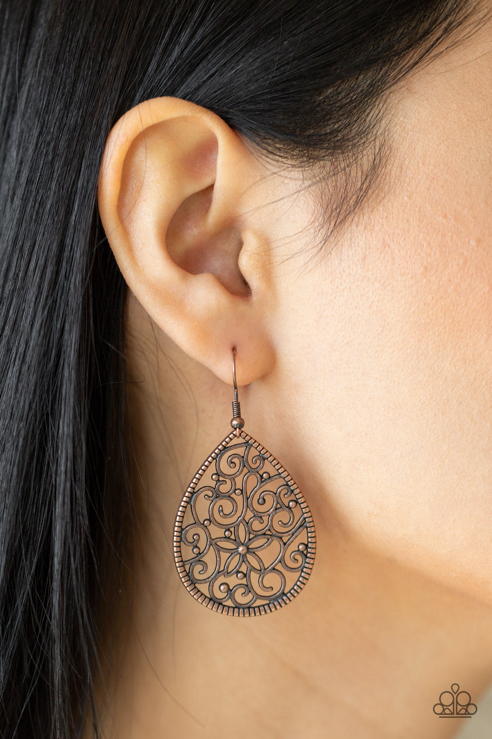 Tour de Garden - Copper Earring