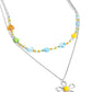 Traditionally Trendy - Yellow Necklace