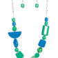 Tranquil Trendsetter - Green Necklace