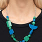 Tranquil Trendsetter - Green Necklace
