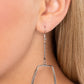 Trapezoidal Transcendence - Silver Earring