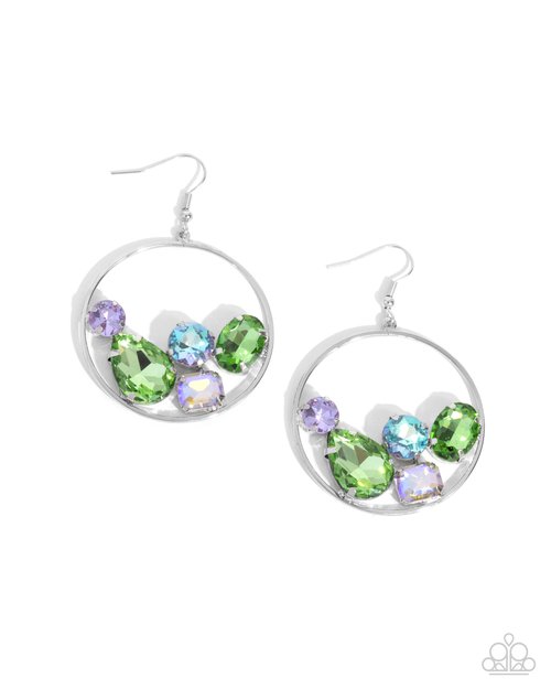 Treasure Timbre - Green Earring