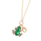 Tree Frog - Gold Necklace