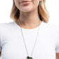 Tree Frog Tapestry - Green Necklace