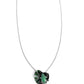 Tree Frog Tapestry - Green Necklace