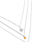 Trendy Twinkle - Orange Necklace
