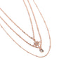 Trendy Twinkle - Rose Gold Necklace