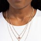 Trendy Twinkle - Rose Gold Necklace