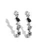 Trendy Twists - Black Earring