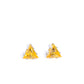 Triangular Twinkle - Yellow Earring