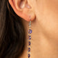 Trickle Down Effect - Purple Earring
